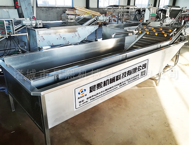 蔬菜清洗風干流水線